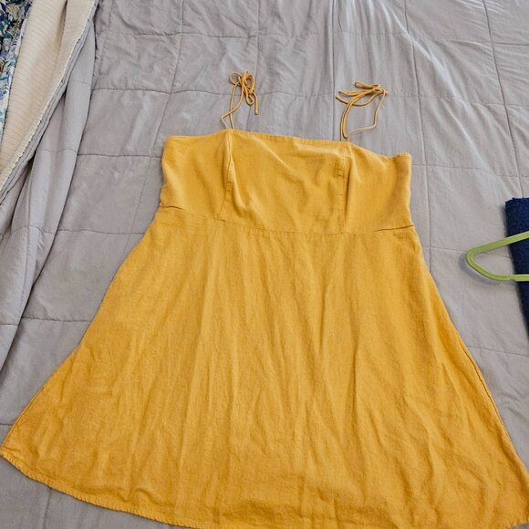 NWOT Old Navy Fit & Flare Tie Shoulder dress - Picture 6 of 11